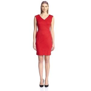 *NWT* Marc New York Andrew Marc red v-neck dress